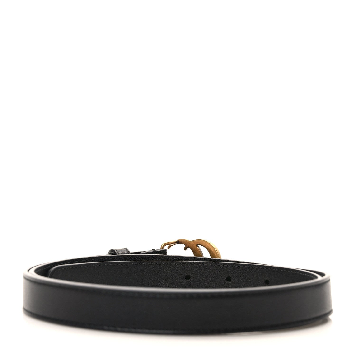 Gucci Calfskin Double G 20mm Belt 90 36 Black 2 of 4