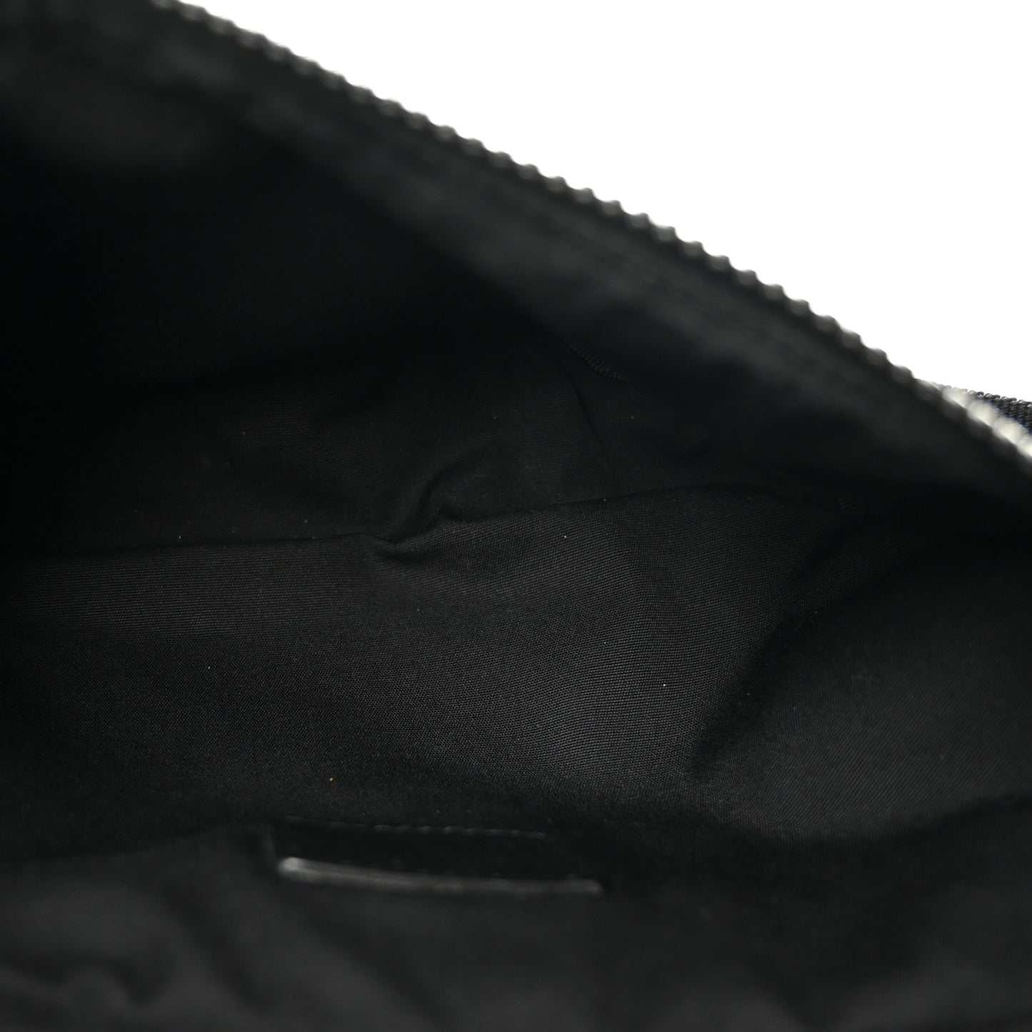 X KAWS Nylon Calfskin Bee Belt Bag Black