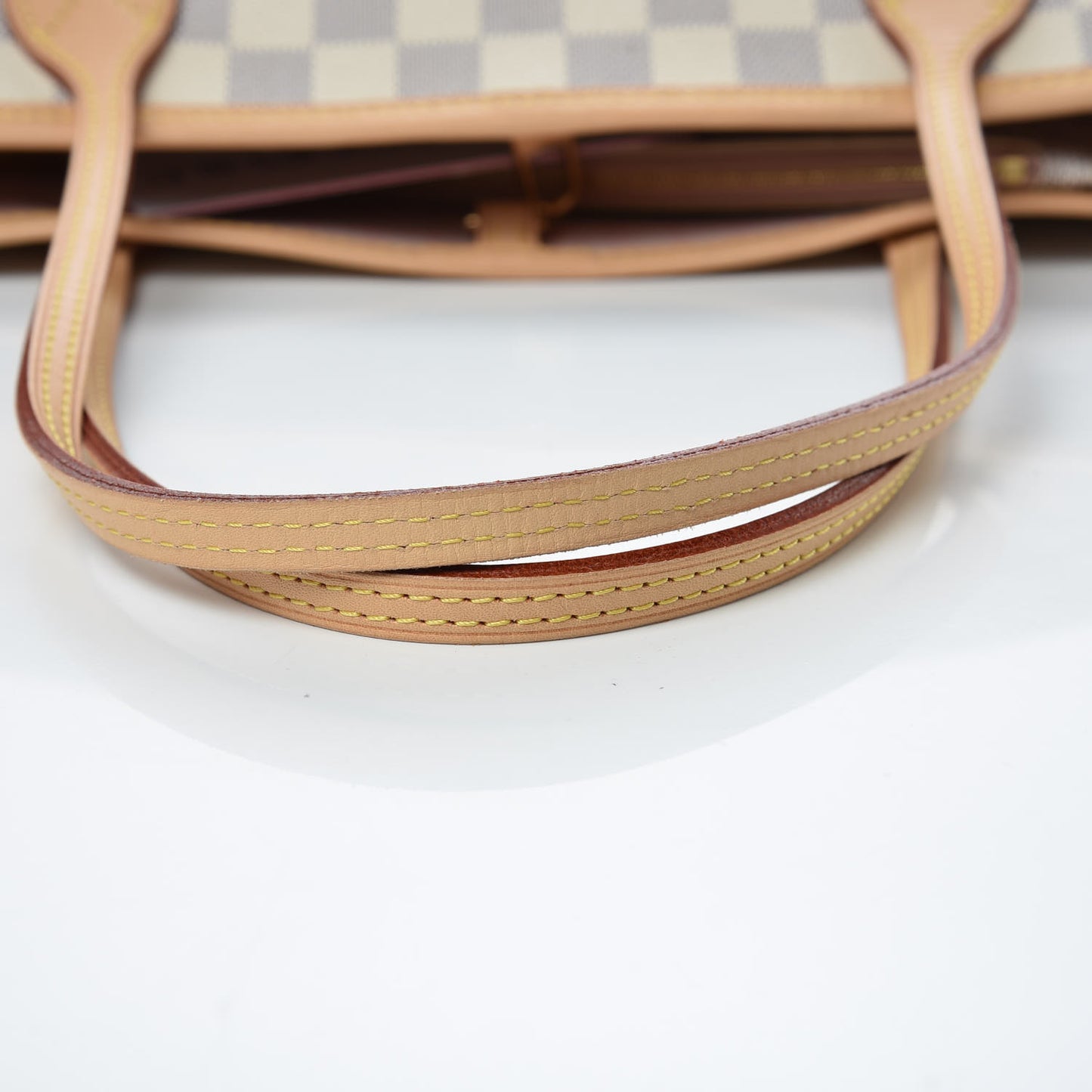 Damier Azur Neo Neverfull MM Rose Ballerine