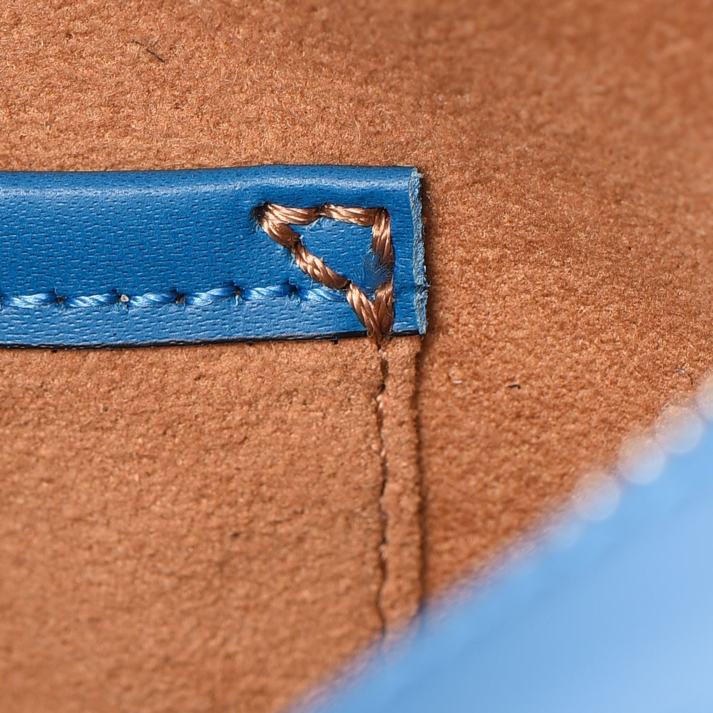 Calfskin Repro Crossbody Bag Blue