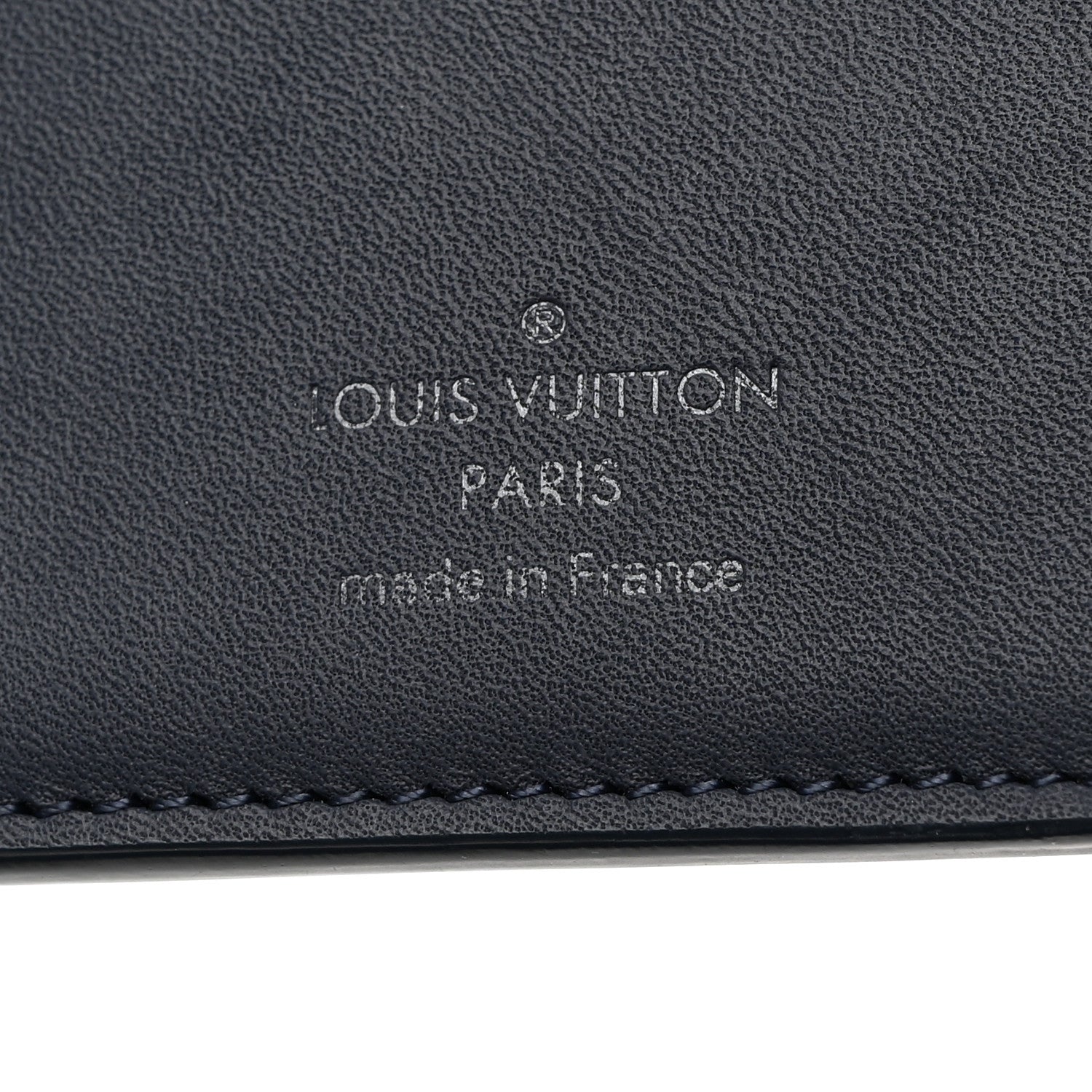 Louis Vuitton Calfskin Monogram Shadow Pocket Organizer Blue 6 of 7