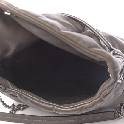 Saint Laurent Calfskin Y Quilted Monogram Medium Loulou Chain Satchel Concrete 5 of 9