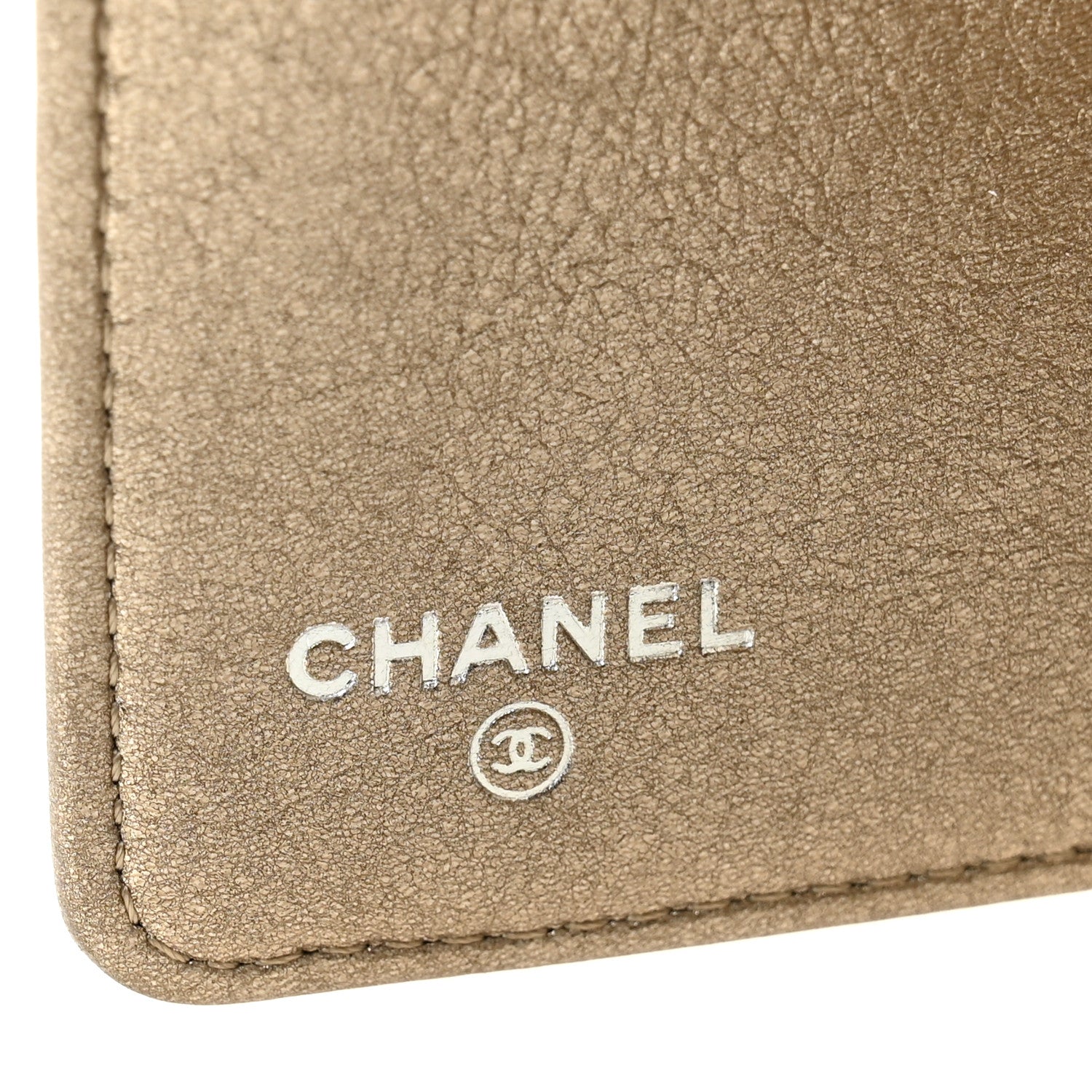 Chanel Metallic Lambskin Quilted Boy Yen Wallet Gold 6 of 10