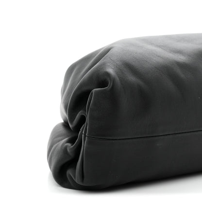 Bottega Veneta Smooth Butter Calf The Pouch Oversized Clutch Black 9 of 10