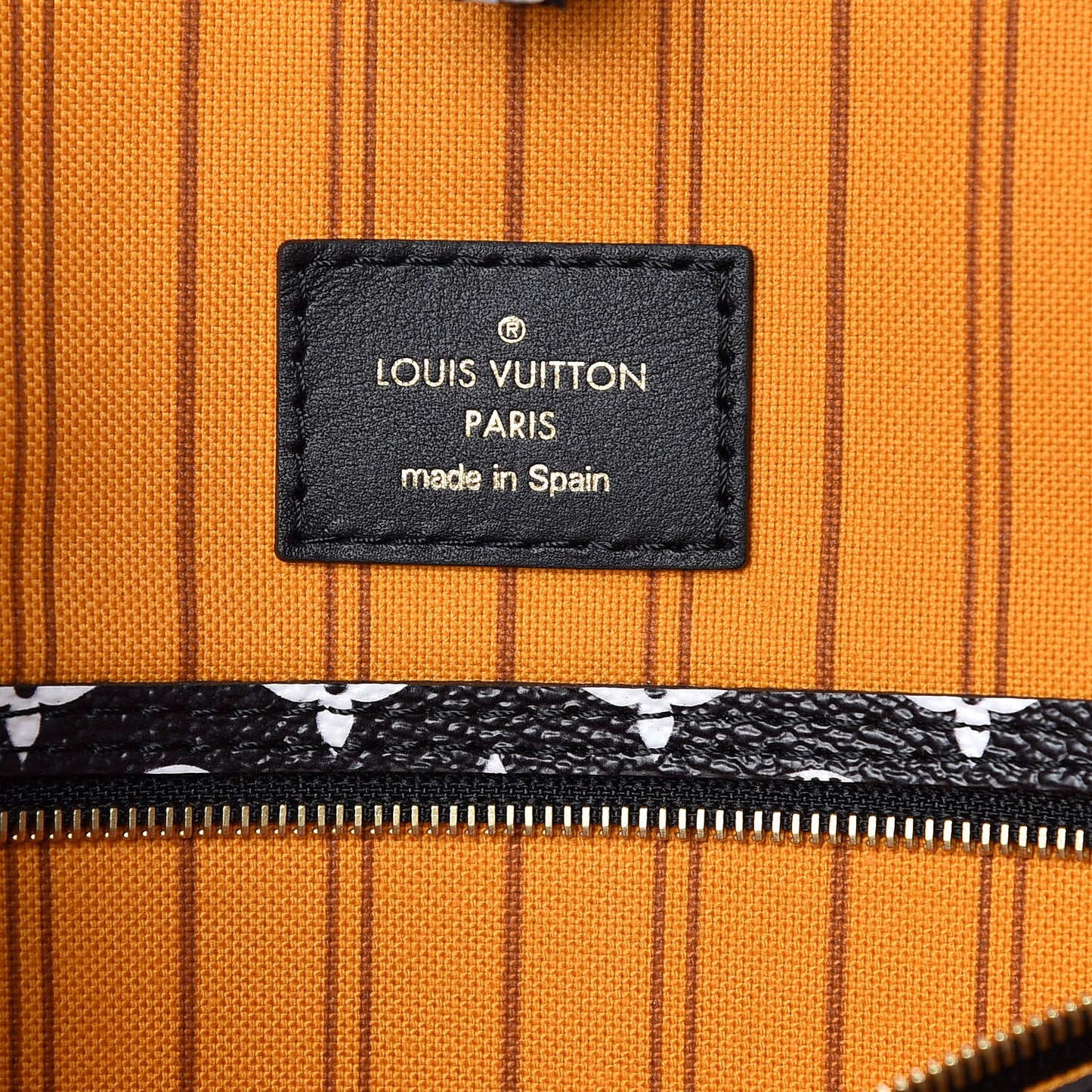 Monogram Giant Jungle Neverfull MM Black