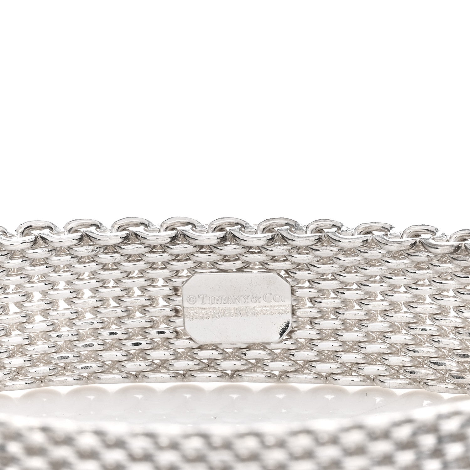 Tiffany Sterling Silver Somerset Mesh Bracelet 3 of 3