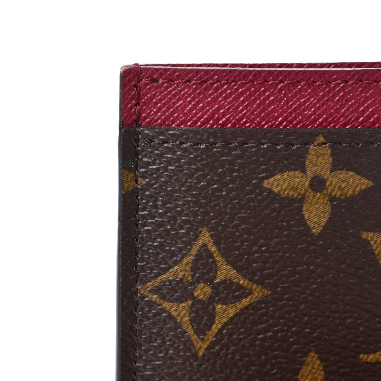 Monogram Card Holder Fuchsia