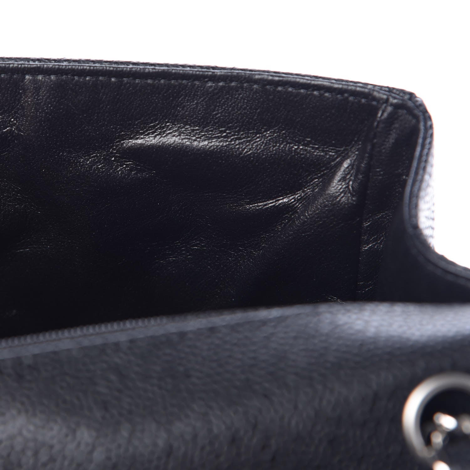 Chanel Caviar Quilted Maxi Single Flap Black 8 of 10