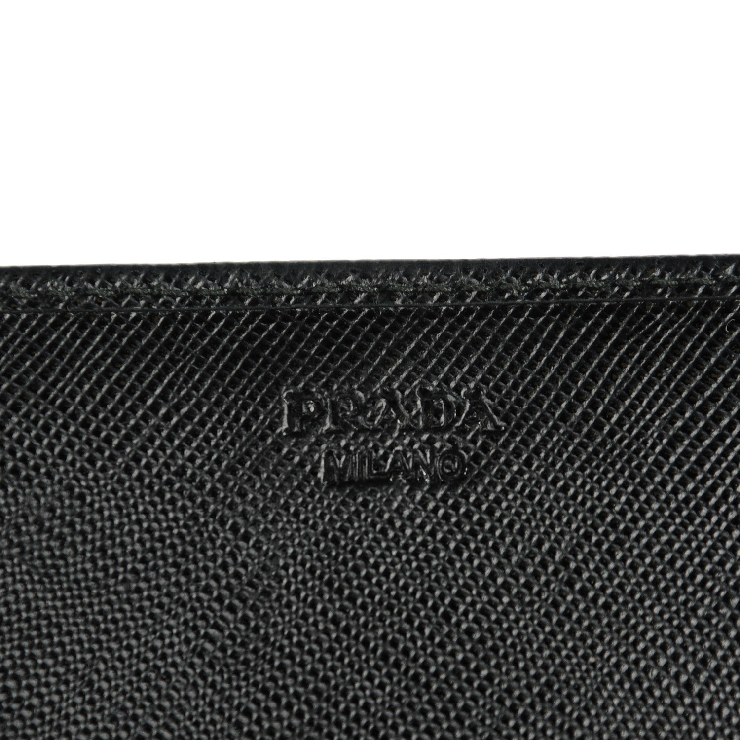 Prada Saffiano Metal Continental Flap Wallet Nero Black 6 of 8