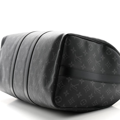 Louis Vuitton Monogram Eclipse Keepall Bandouliere 45 10 of 10