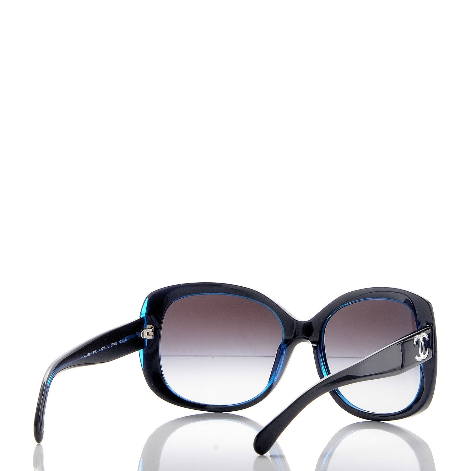 Chanel CC Sunglasses 5183 Blue 4 of 9