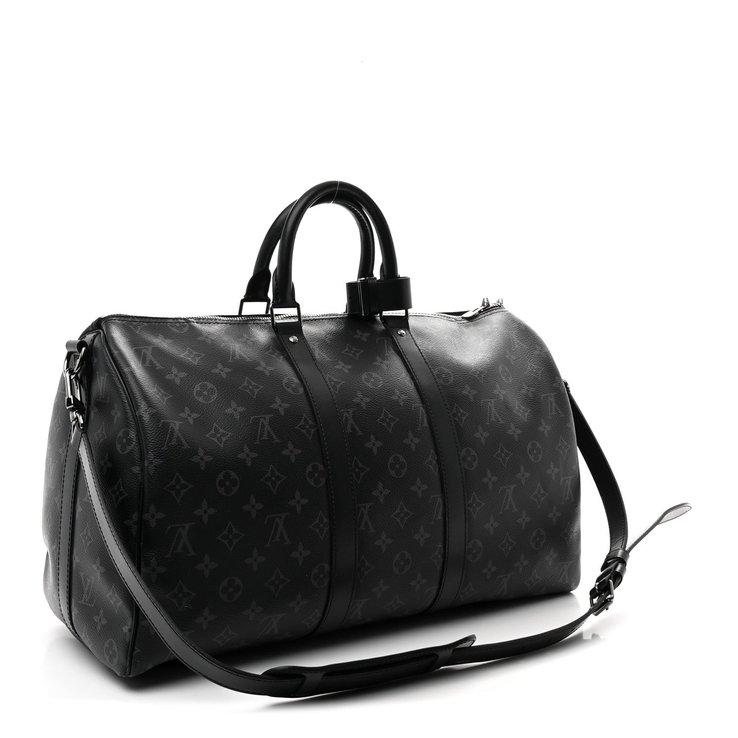 Louis Vuitton Monogram Eclipse Keepall Bandouliere 45 2 of 9