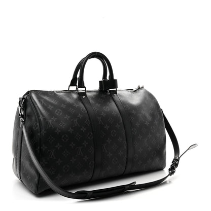 Louis Vuitton Monogram Eclipse Keepall Bandouliere 45 2 of 9