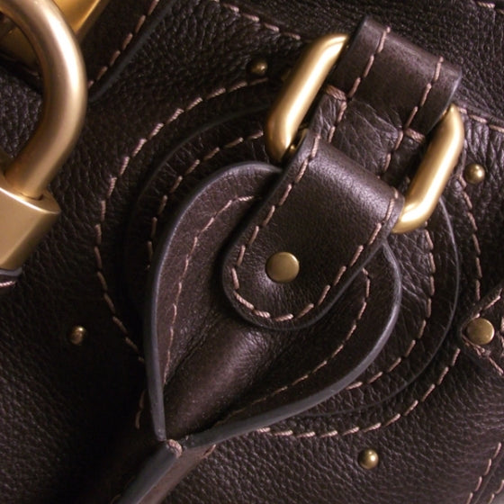 Chloe Leather Paddington LargeTote Brown 8 of 17
