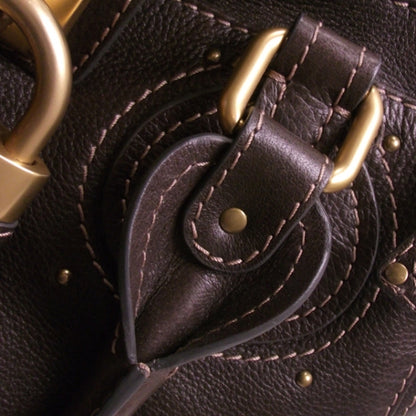 Chloe Leather Paddington LargeTote Brown 8 of 17