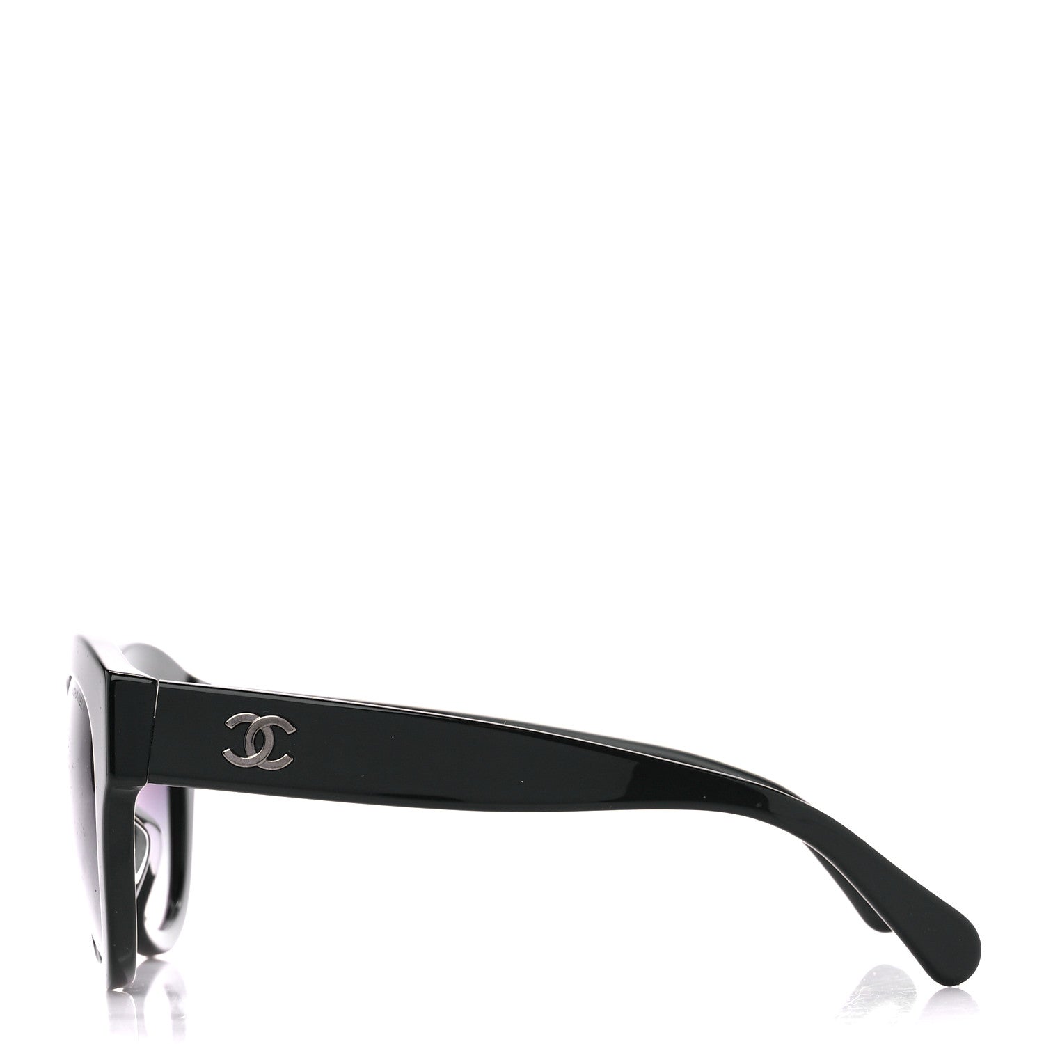 Chanel Acetate Butterfly Sunglasses 5371 Black 3 of 8