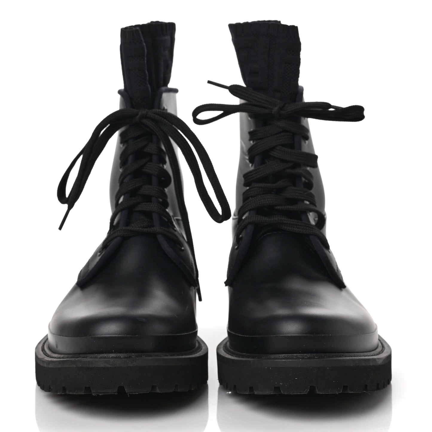 PVC FF Sock Rockoko Combat Boots 37 Black