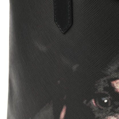 Givenchy Textured Coated Canvas Rottweiler Pint Large Antigona Tote Black 12 of 18