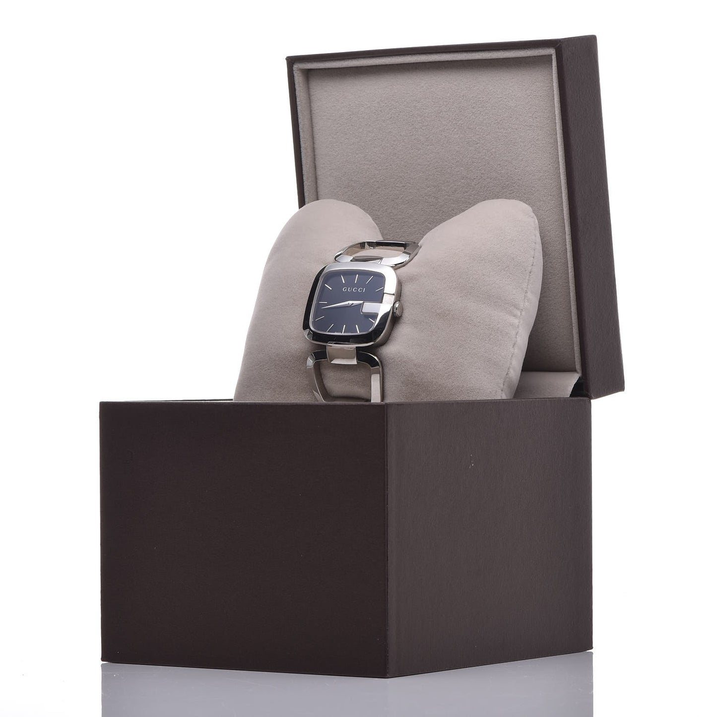 Stainless Steel 32mm G-Square Quartz Watch Black
