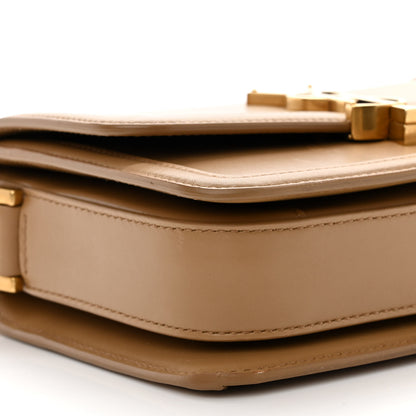 Saint Laurent Smooth Calfskin Small Solferino Satchel Natural Tan 9 of 10