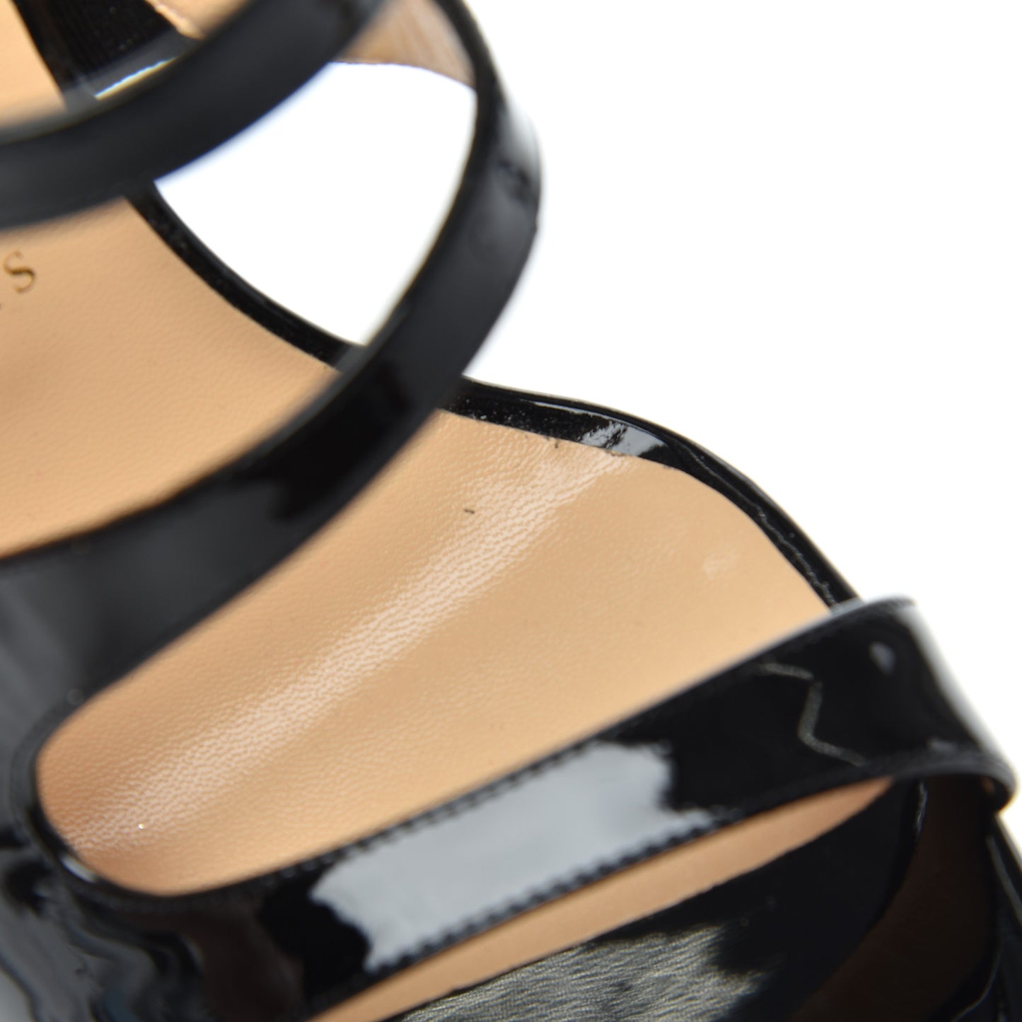 Patent Vavazou Asymmetric 100 Strappy Sandals 39 Black