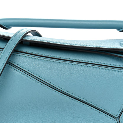 Loewe Calfskin Mini Puzzle Bag Light Blue 8 of 11