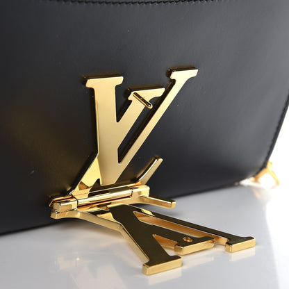 Louis Vuitton Calfskin Chain Louise GM Black 7 of 7