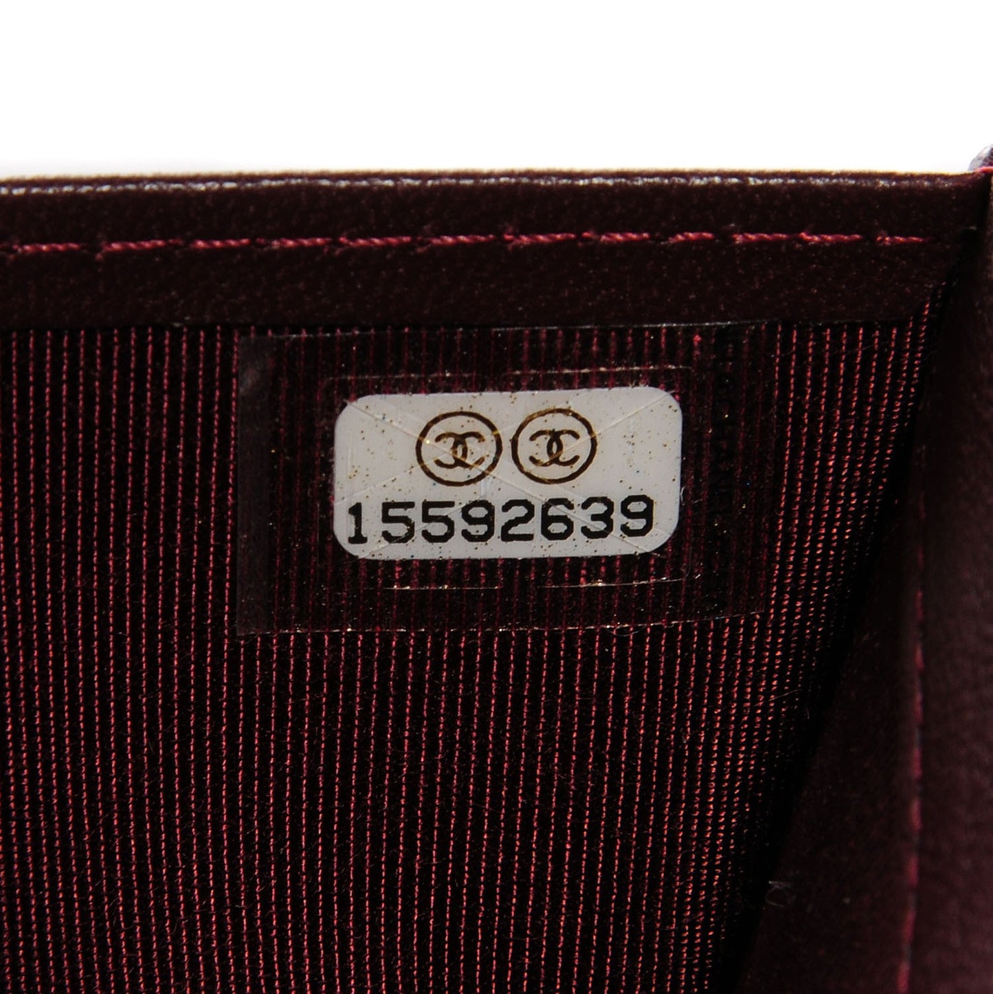 Lambskin Quilted Long Flap Wallet Black