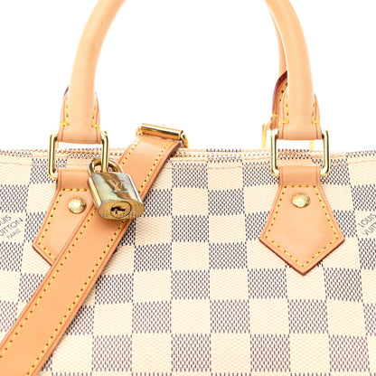 Louis Vuitton Damier Azur Speedy Bandouliere 25 8 of 10