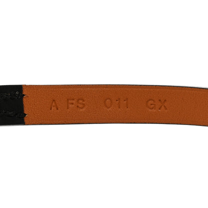 Hermes Chamonix Hapi 3MM Triple Tour Wrap Bracelet T1 Black 6 of 6