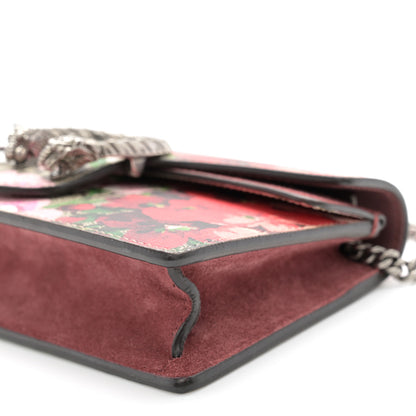 Gucci GG Supreme Monogram Blooms Super Mini Dionysus Shoulder Bag Beige Multicolor Dry Rose 9 of 10