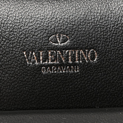 Valentino Garavani Nappa Monochrome Medium One Stud Handbag Black 6 of 11