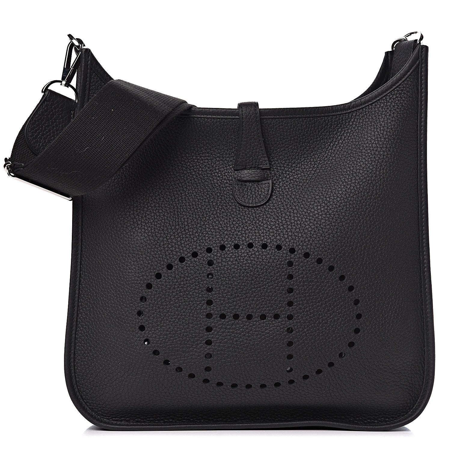 Hermes Taurillon Clemence Evelyne III PM Black 1 of 10