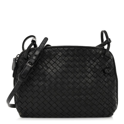 Bottega Veneta Nappa Intrecciato Nodini Bag Black 1 of 9
