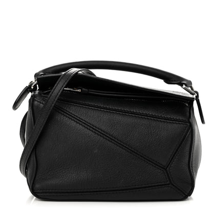 Loewe Calfskin Mini Puzzle Bag Black 1 of 14