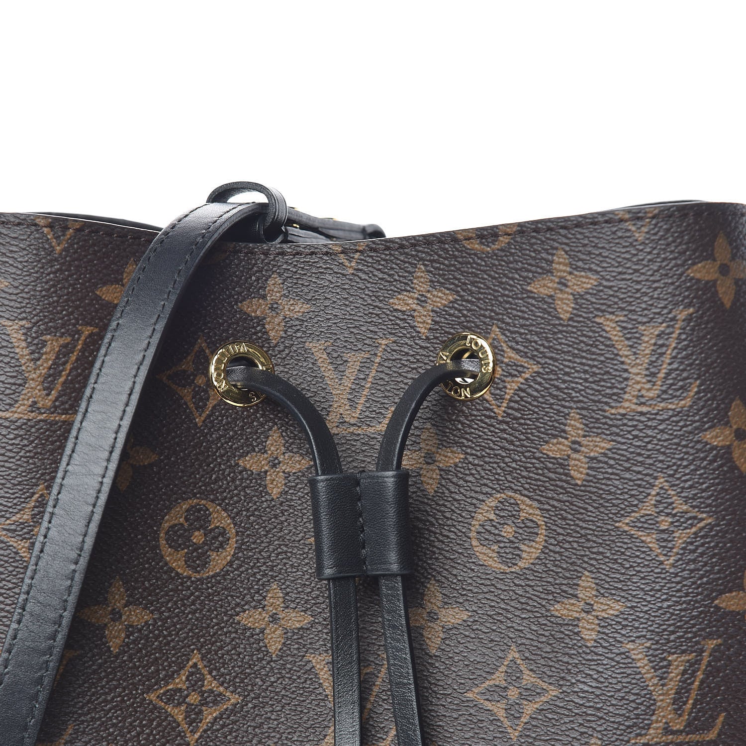 Louis Vuitton Monogram Neonoe MM Black 10 of 10