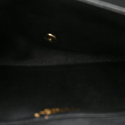 Chanel Caviar Quilted Flap Clutch Black 5 of 9