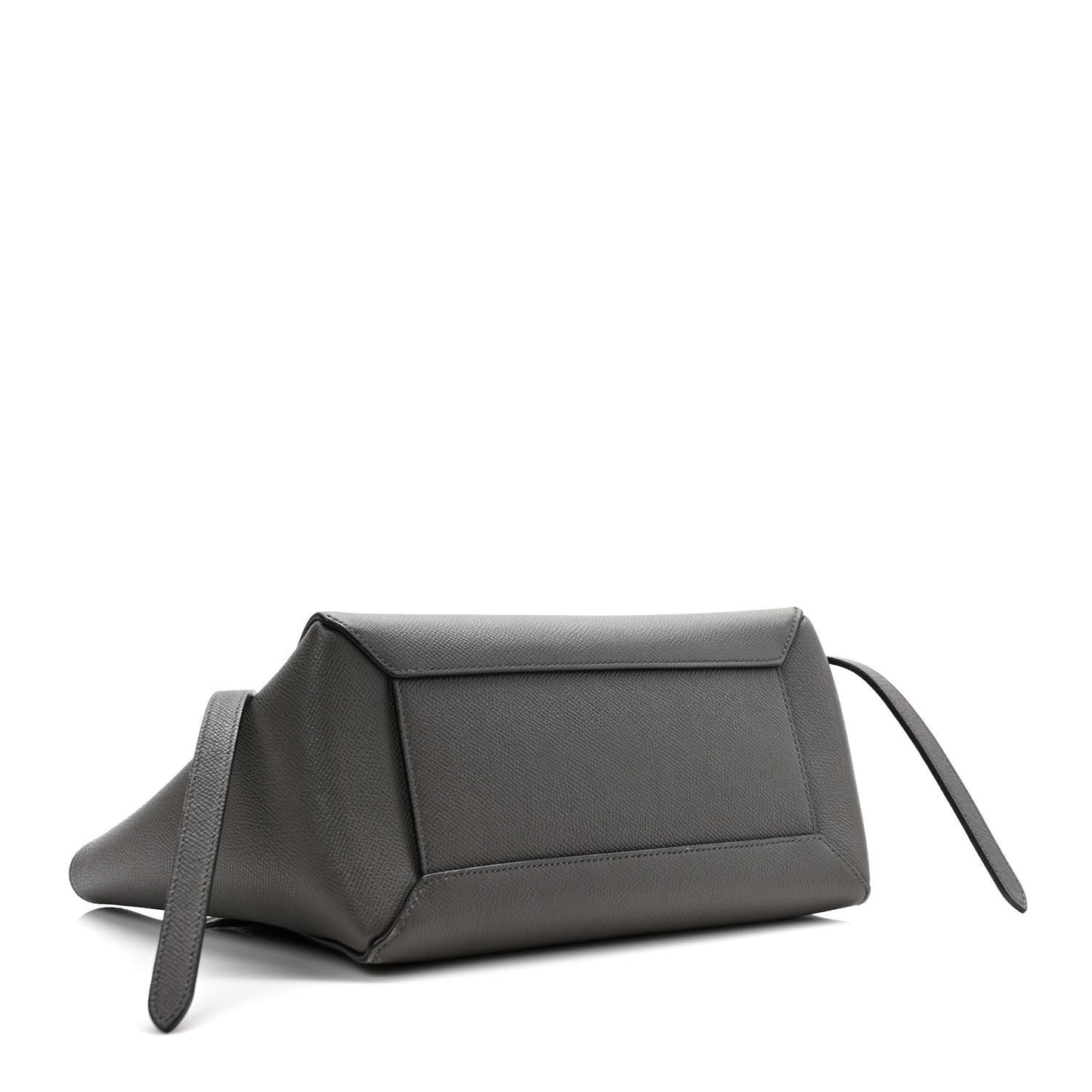 Grained Calfskin Micro Belt Bag Grey