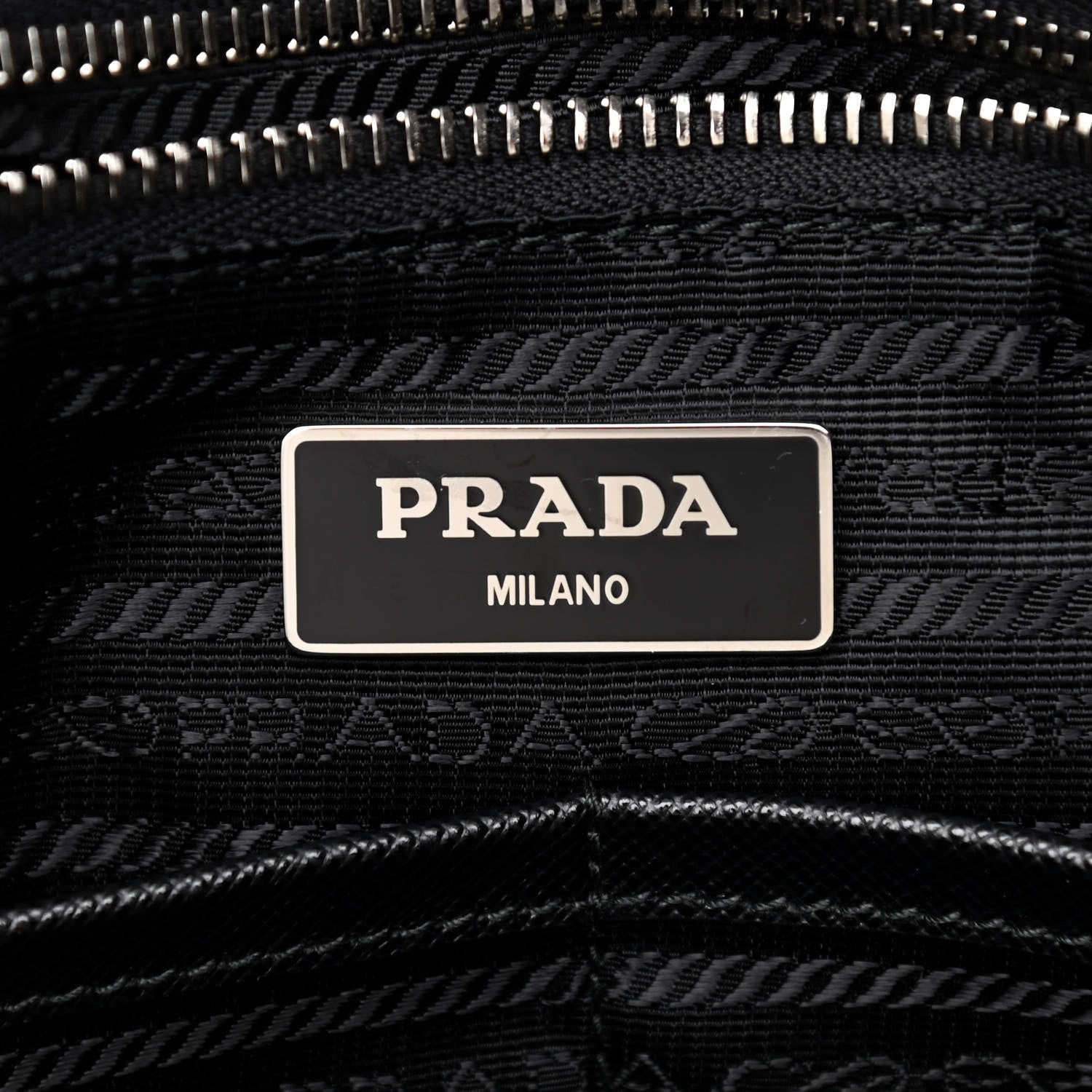 Prada Nylon Vela Baby Bag Black 7 of 13