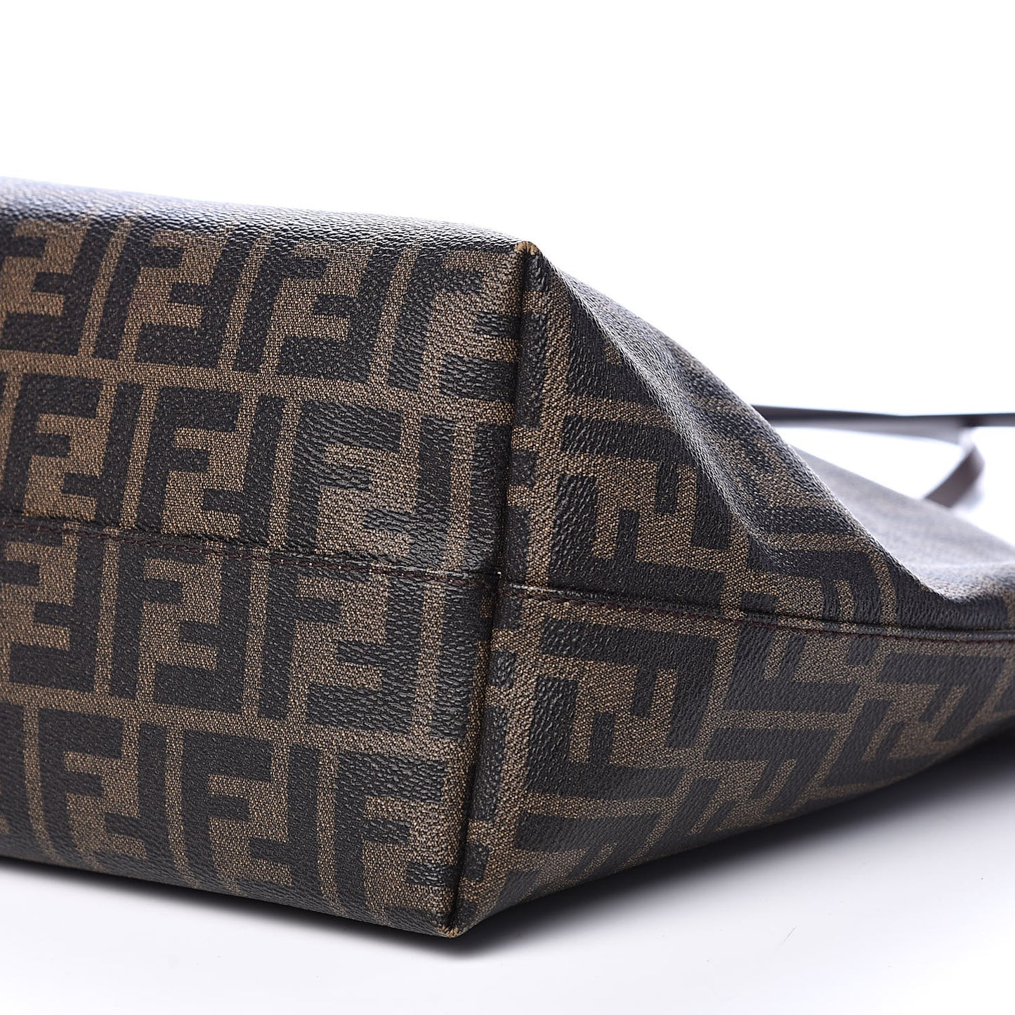 Zucca Spalmati Medium Roll Tote Tobacco Fuxia