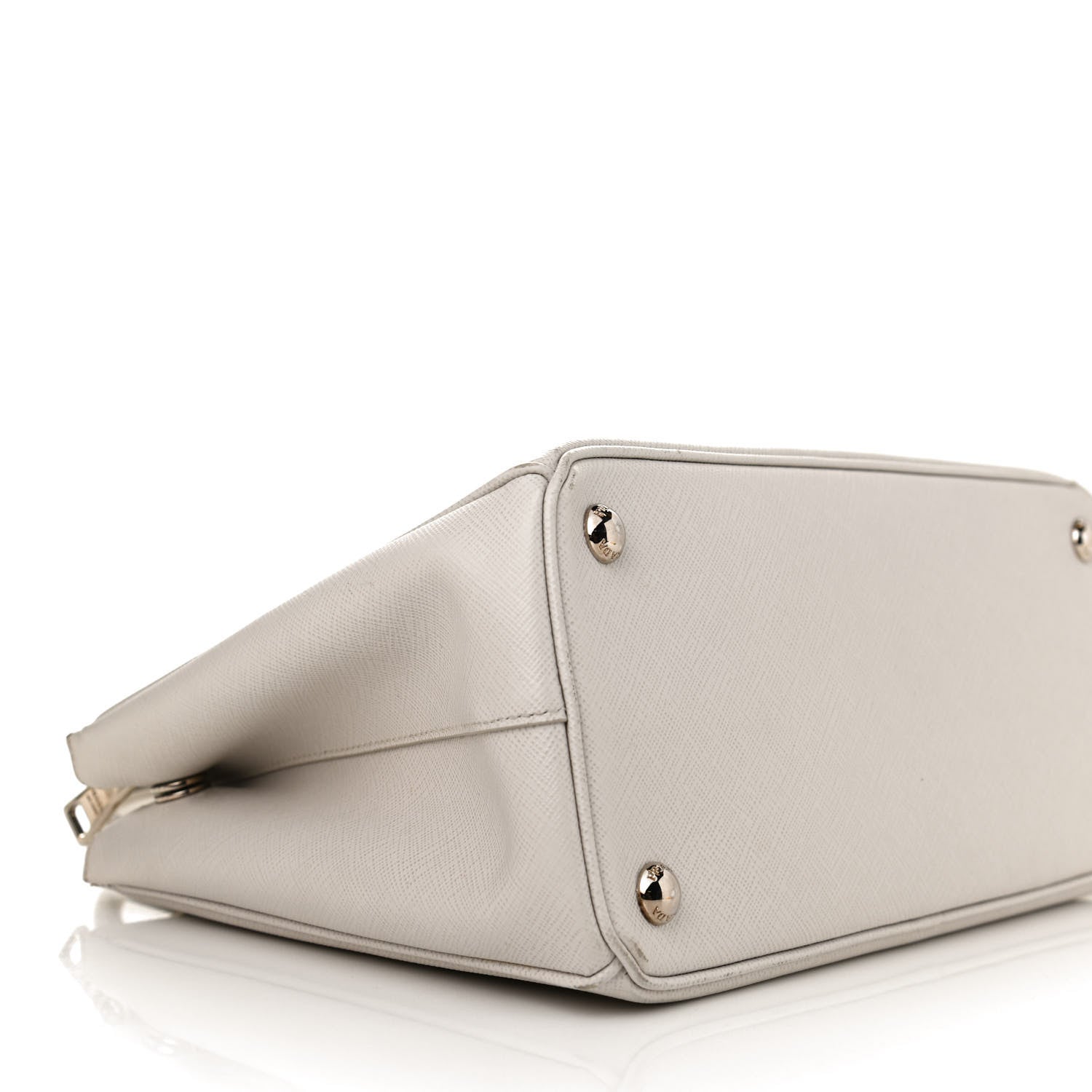 Prada Saffiano Medium Galleria Double Zip Tote Pomice 8 of 11