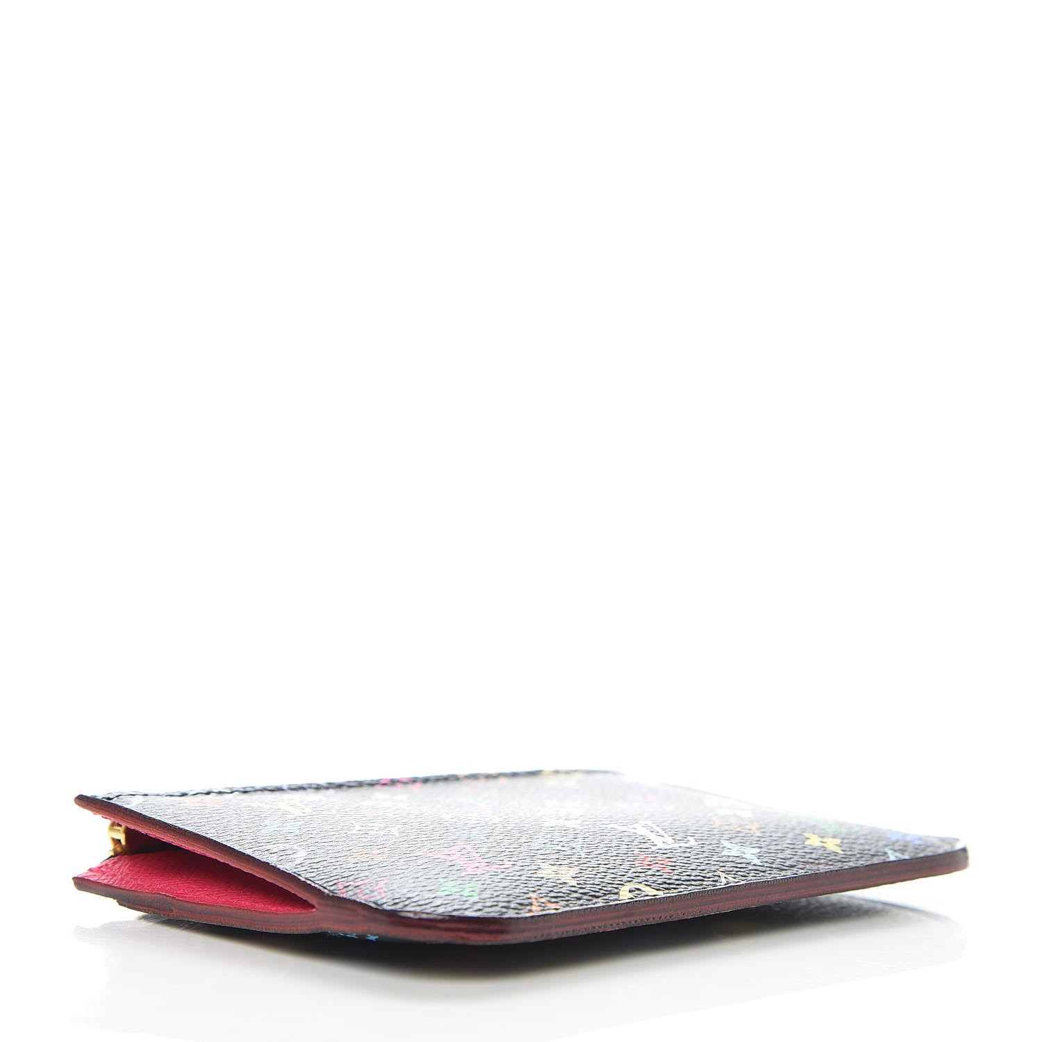 Louis Vuitton Monogram Multicolor Key Pouch Black Grenade 4 of 9