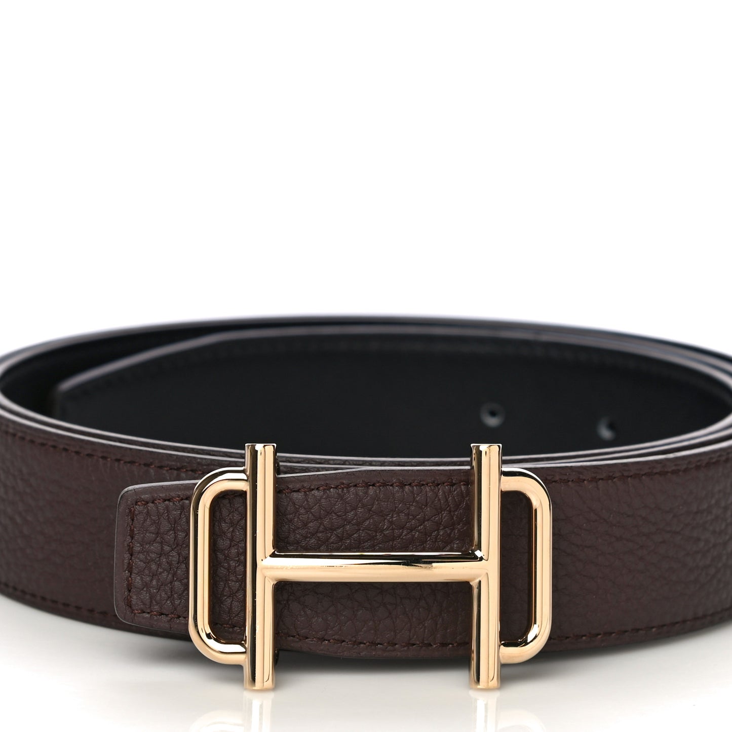 Togo Swift 32mm Gamma Belt 105 Chocolate Black