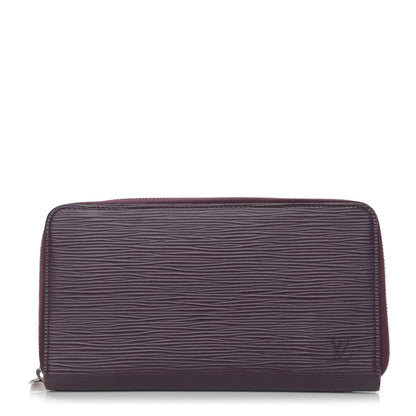 Louis Vuitton Epi Zippy Organizer Wallet Cassis 1 of 8