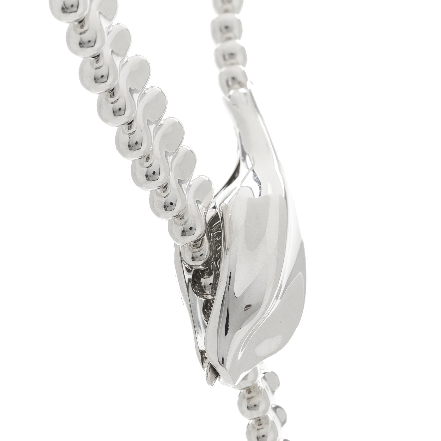 Tiffany Sterling Silver Elsa Peretti Snake Necklace 1308988