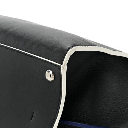 Fendi Vitello Dolce Shiny Nappa Petite 3Jours Tote Black Iris 20 of 21