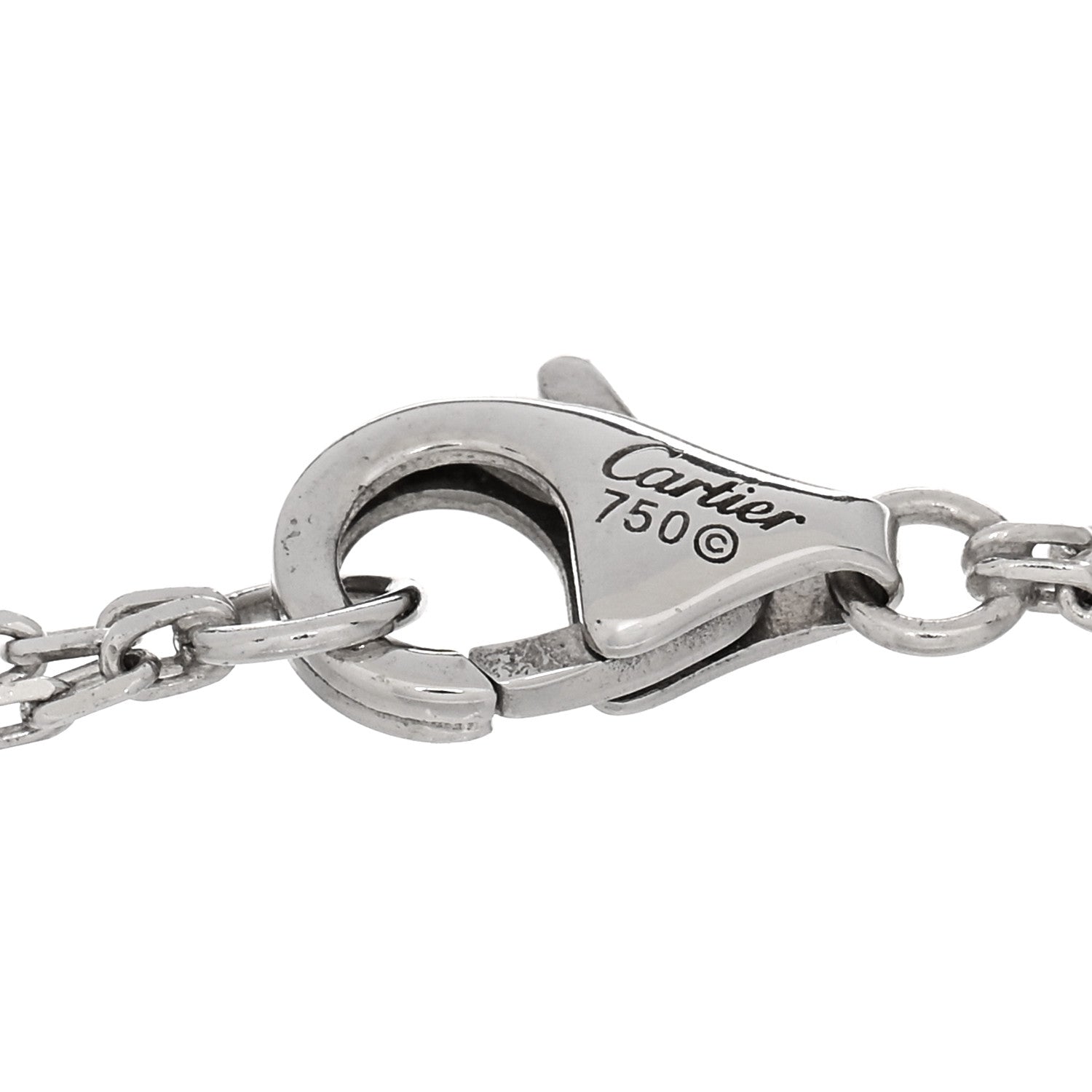 Cartier 18K White Gold Diamond LOVE Bracelet 4 of 4