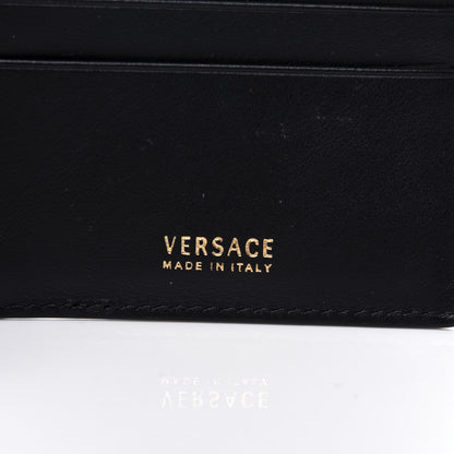 Versace Nappa Logo Bi-Fold Wallet Black 6 of 12