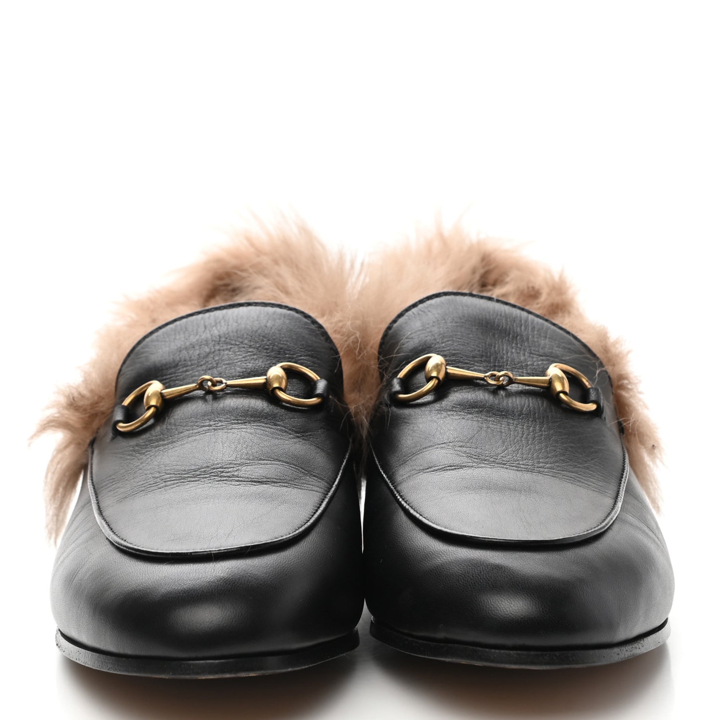 Malaga Kid Fur Womens Jordaan Loafers 41 Black Natural