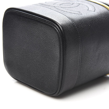 Chanel Caviar Vanity Cosmetic Case Black 10 of 11